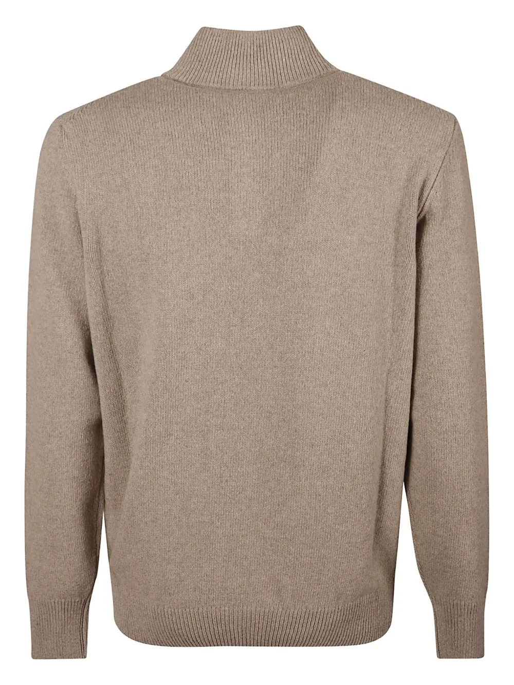 Aragona Kasjmier trui met rits - Beige