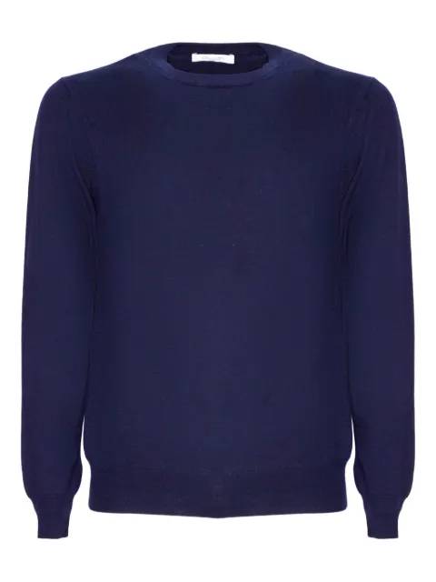 Cruciani suéter de lana con cuello redondo