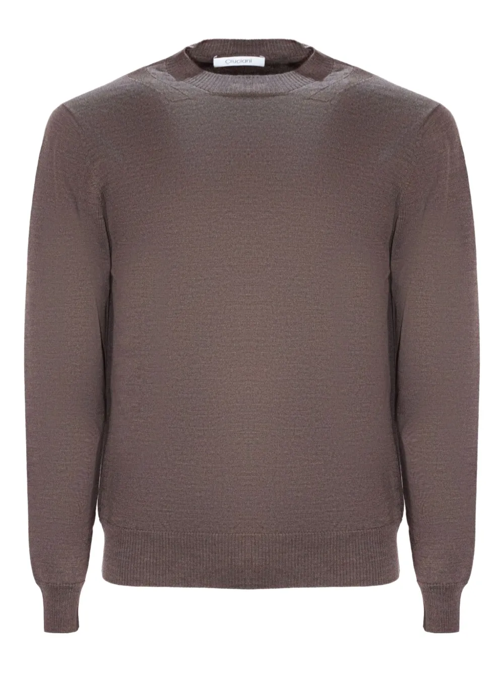 Cruciani crew-neck wool sweater | Brown | Image 1