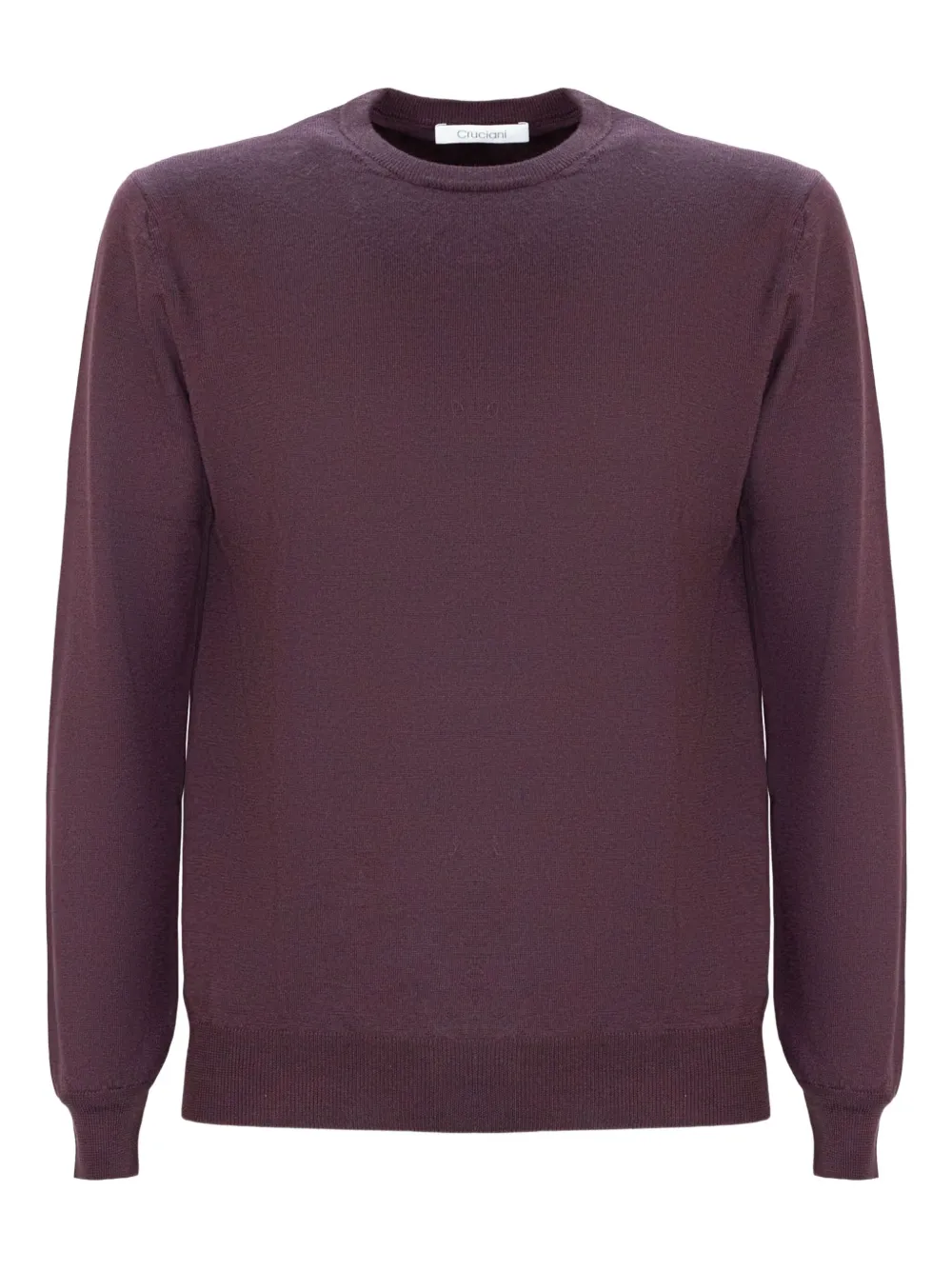 Cruciani crew-neck wool sweater | Purple | Image 1