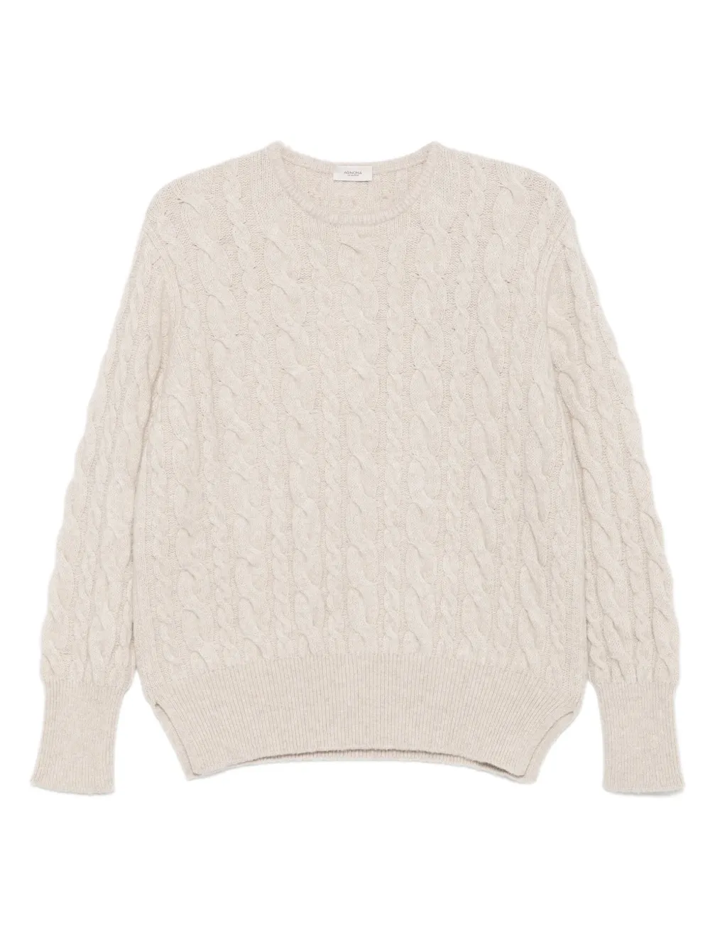 Agnona cable-knit sweater - Toni neutri