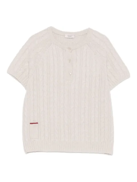 Agnona playera con cuello redondo