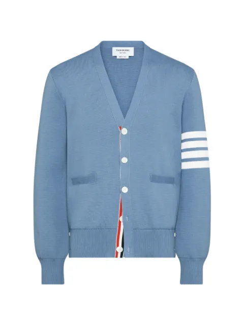 Thom Browne cotton crepe V-neck cardigan