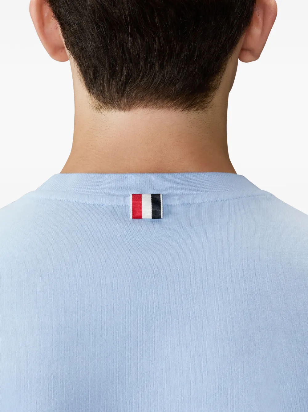 Thom Browne 4-Bar katoenen jersey T-shirt Blauw