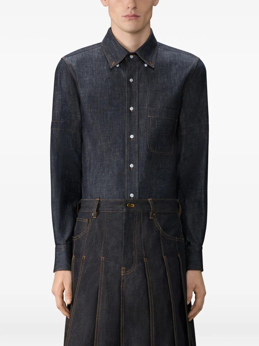 Thom Browne playera tipo polo con botones | Image 2