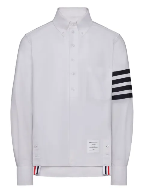 Thom Browne 4-Bar oxford polo shirt