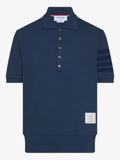Thom Browne playera tipo polo con motivo 4-Bar