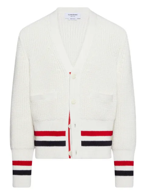 Thom Browne button-fastening striped-detailing cardigan