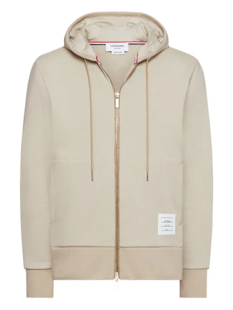 Thom Browne 4-Bar zip-up hoodie