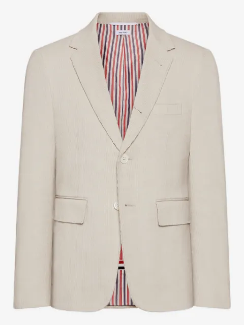Thom Browne button-fastening blazer