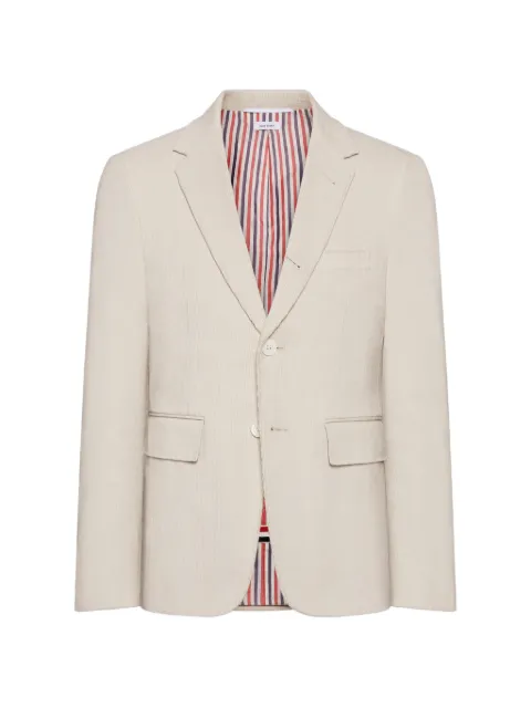 Thom Browne abrigo deportivo de pana