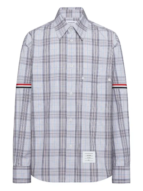 Thom Browne plaid-patterned shirt