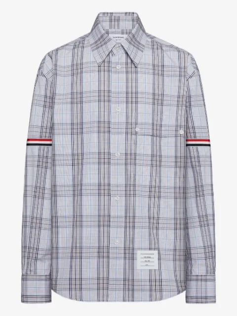 Thom Browne Camisa com padronagem xadrez
