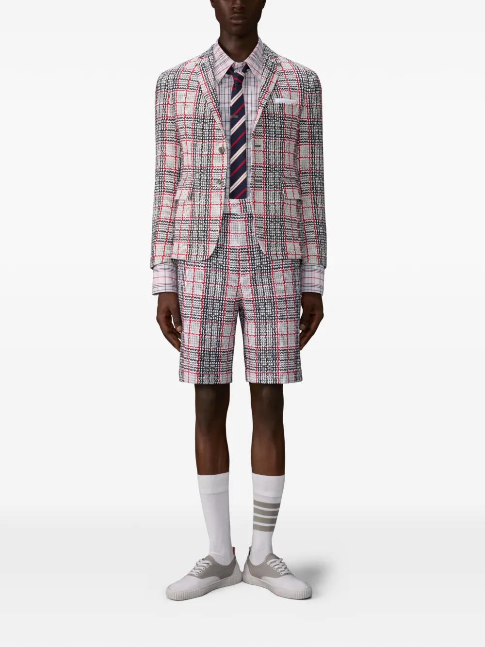 Thom Browne Plaid-patterned Shirt In Multi