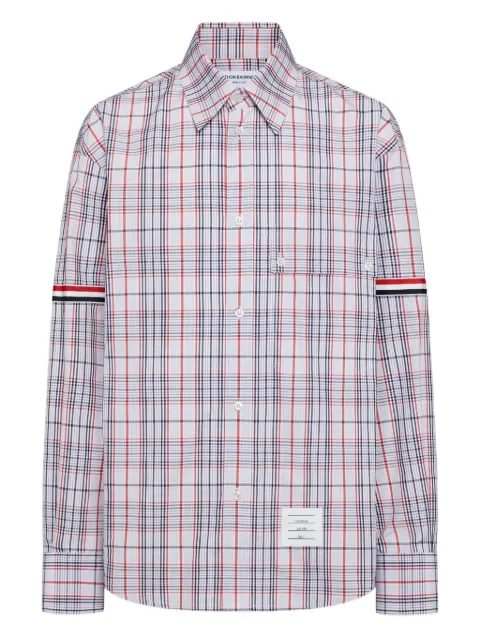 Thom Browne plaid-patterned shirt
