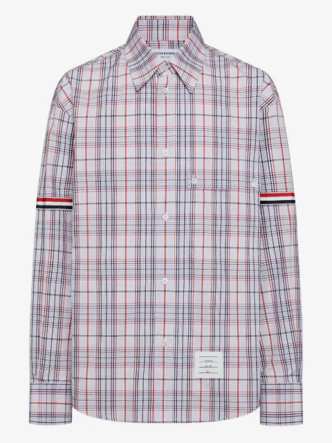 Thom Browne Camisa com padronagem xadrez