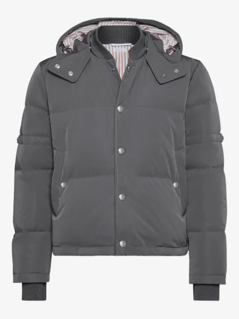 Thom Browne front snap-closure bomber jacket