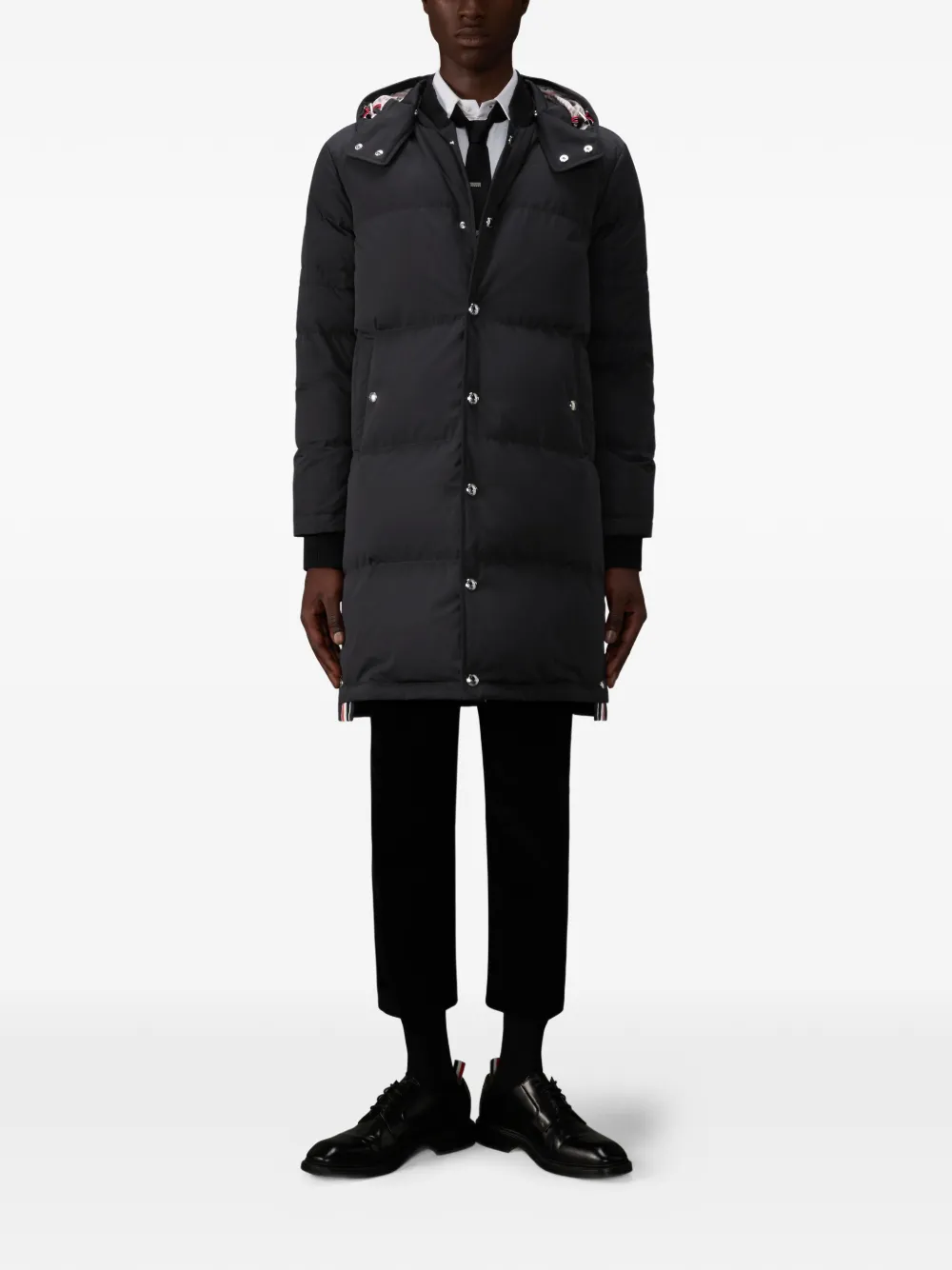 Thom Browne abrigo capitonado con botones de presión | Abrigos capitonados | Image 2