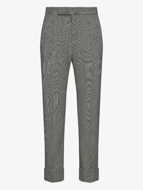 Thom Browne Prince of Wales-patterned trousers