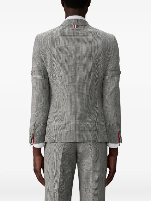 Thom Browne チェック ジャケット | グレー | FARFETCH JP