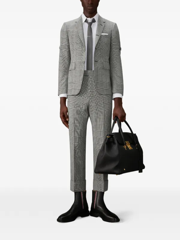 THOM BROWNE. グレー チェック柄 ジャケット Thom Browne チェック
