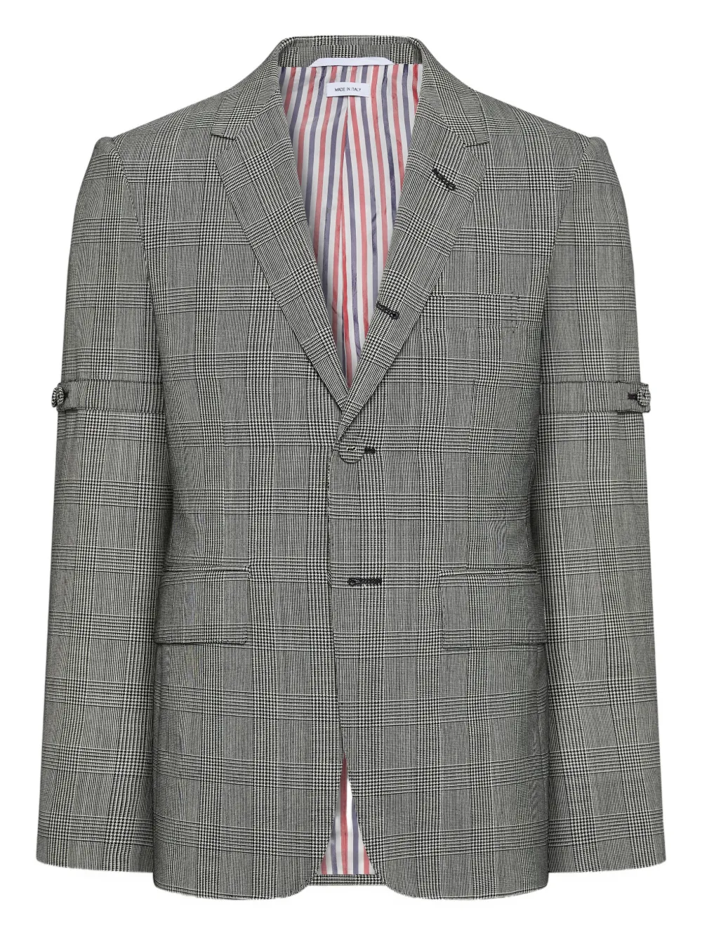 Thom Browne Prince of Wales-patterned blazer | Grey | Image 1