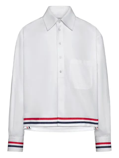 Thom Browne buttoned-cuffs shirt