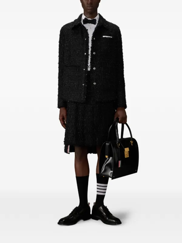 Thom Browne ツイード スカート | ブラック | FARFETCH JP