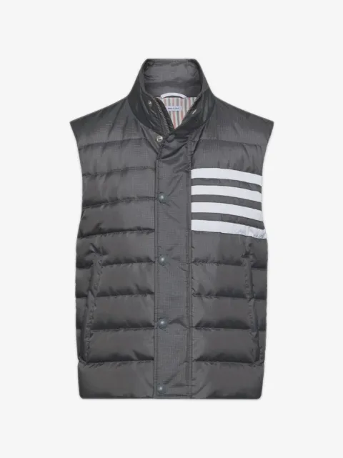Thom Browne 4-Bar side-pockets gilet