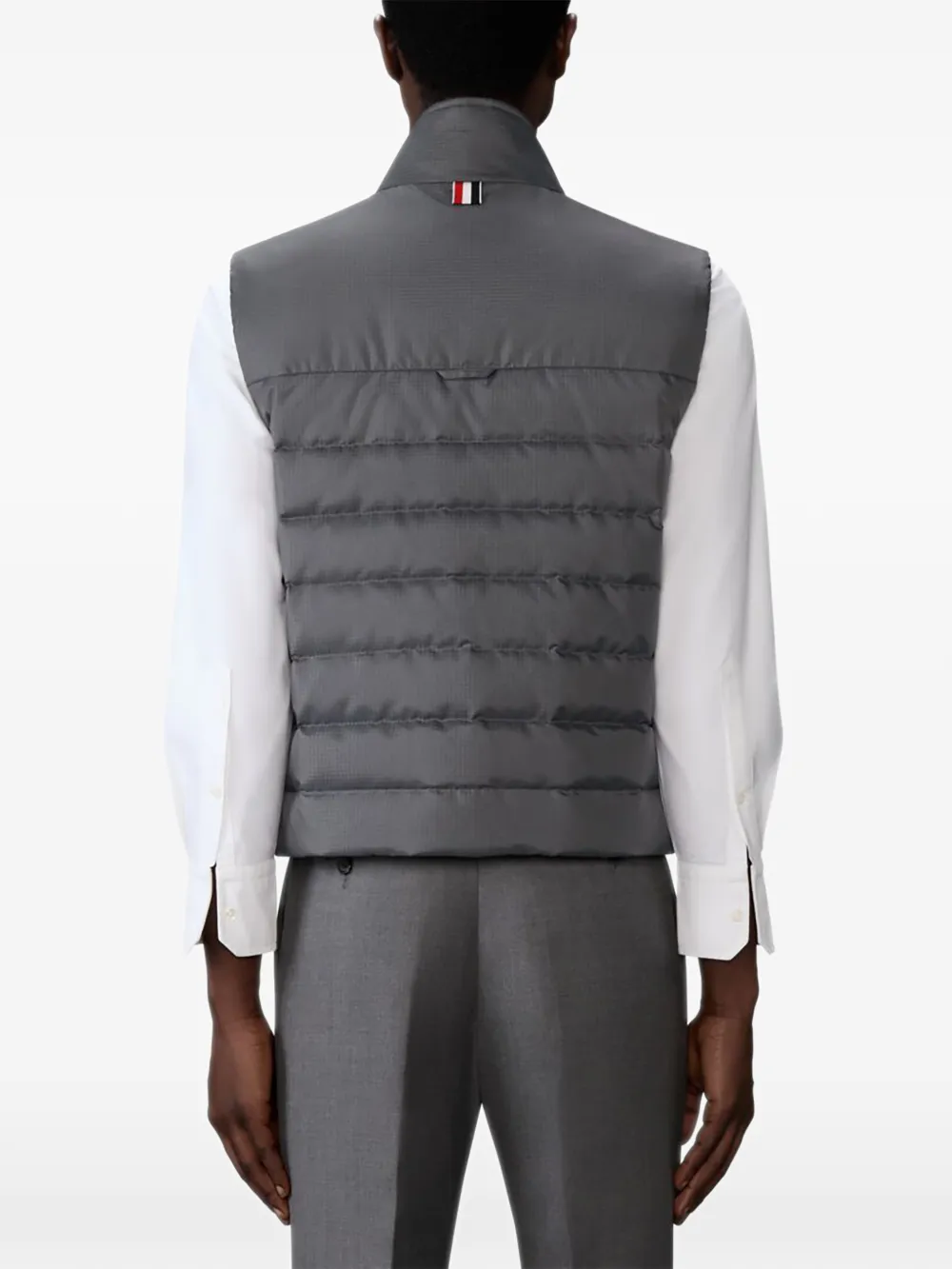 Thom Browne Gilet met vier zakken en zijzakken Grijs