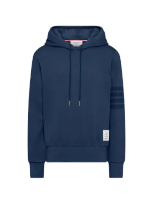 Thom Browne Striped zip-up Hoodie | Blue | FARFETCH