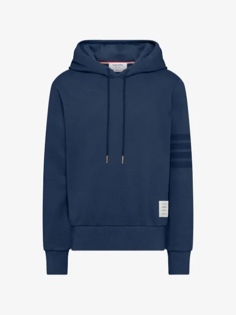 Thom Browne loopback 4-bar hoodie