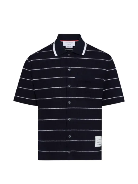 Thom Browne stripepattern short-sleeve shirt