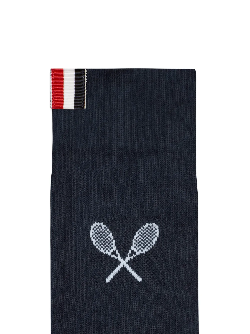 Thom Browne double-racket ribbed-detailed socks | Image 2