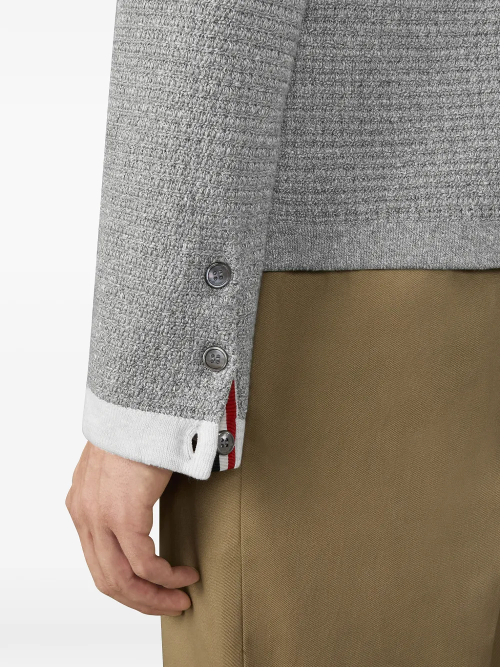 Thom Browne Gestreept vest jack Grijs