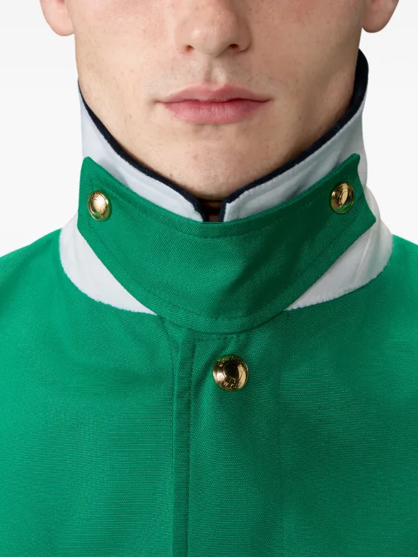 Thom Browne コーデュロイカラー オーバーコート | グリーン | FARFETCH JP
