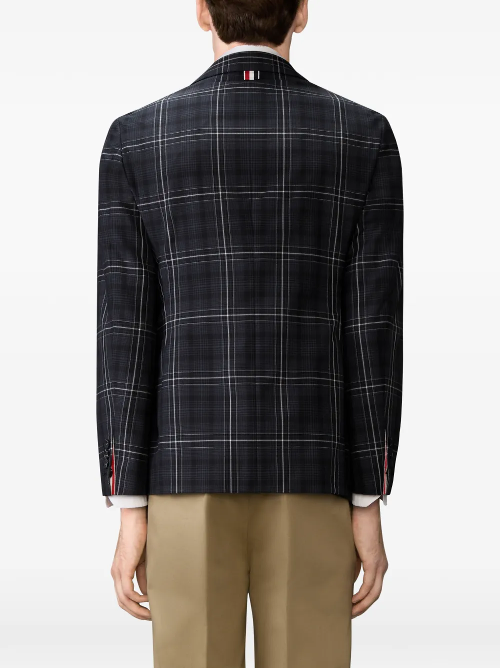 Thom Browne Blazer met enkele rij knopen Zwart