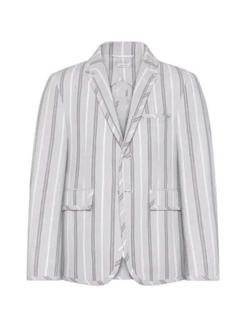 Thom Browne Madras cotton repp stripe sportcoat