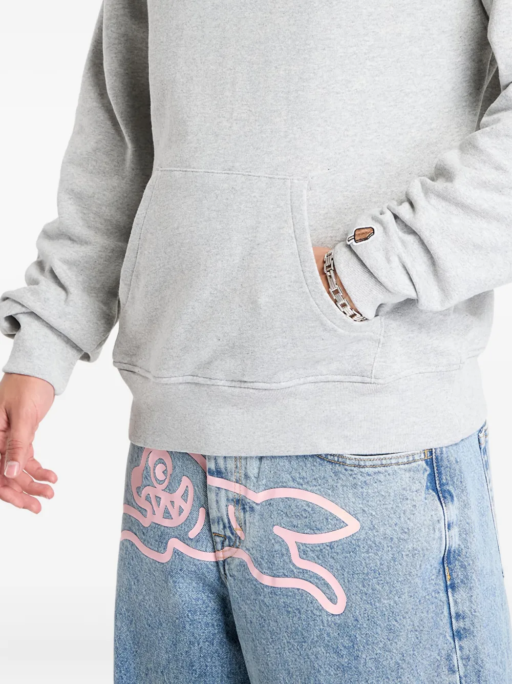 Billionaire Boys Club - Ice Cream Popover Hood Hoodie In Gray