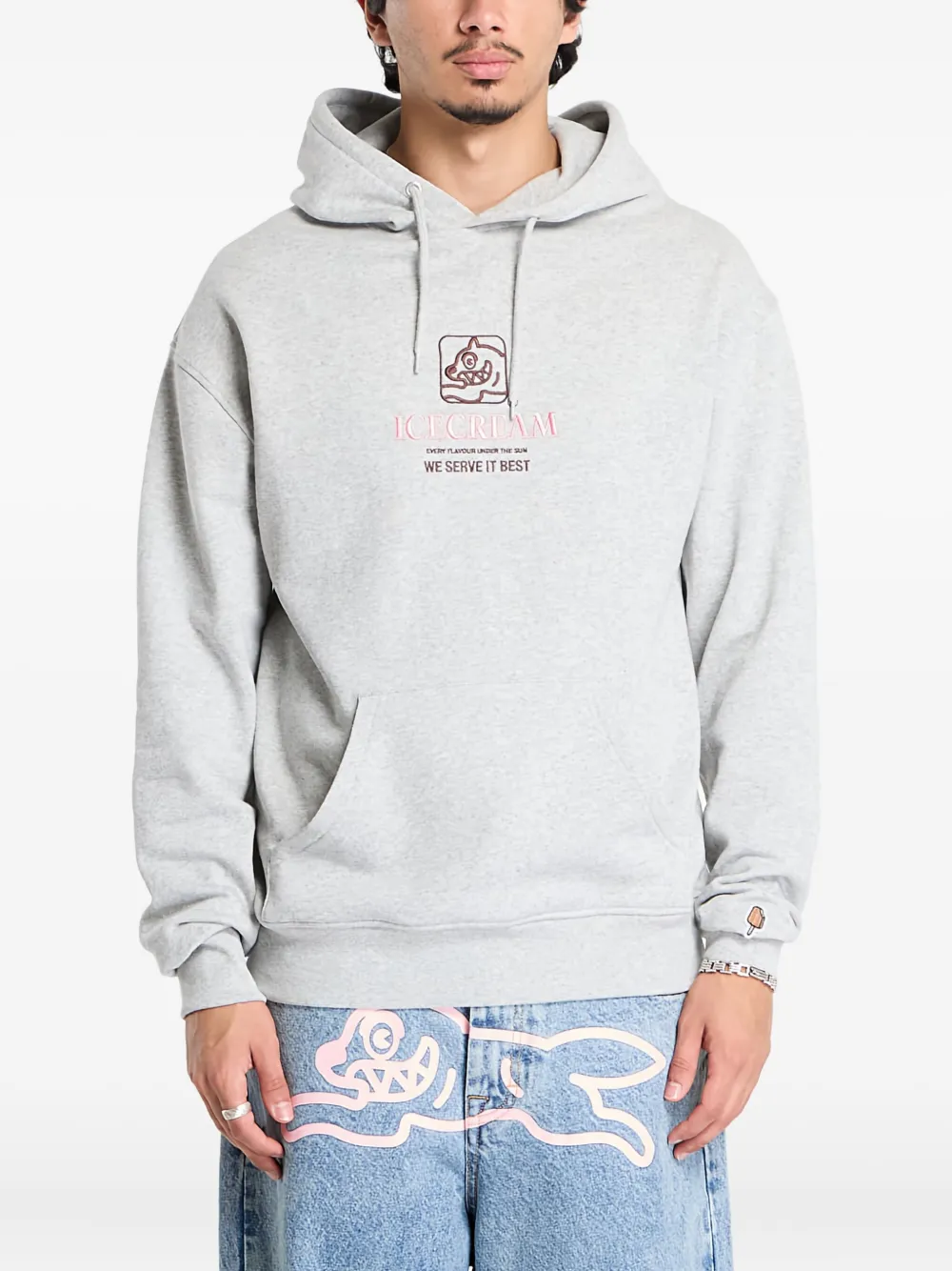 Billionaire Boys Club - Ice Cream Popover Hood Hoodie In Gray