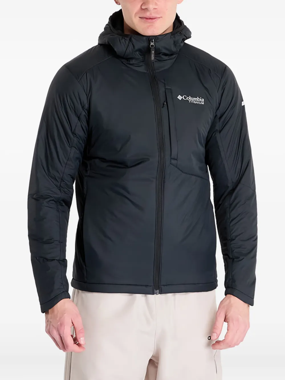 Columbia hooded stretch insulated jacket | Black | Image 1