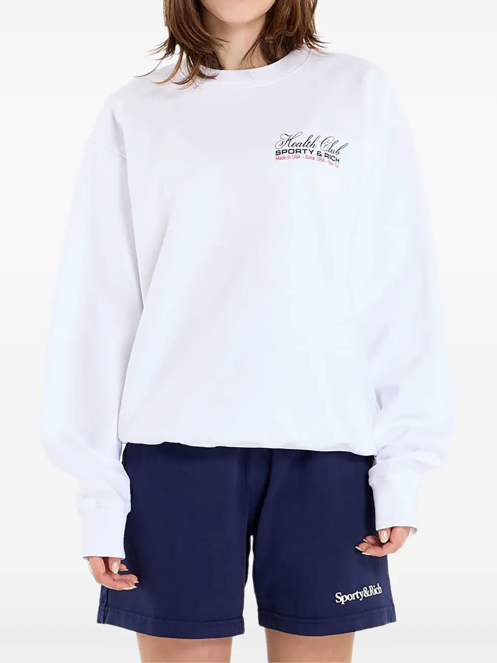 Sporty & Rich crew neck sweater - Weiß