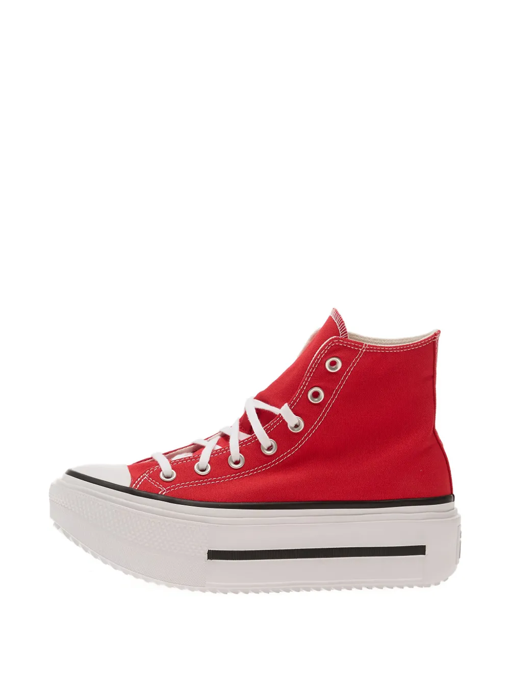 Converse Lift Double Stack Lace-up Platform Sneakers In Red
