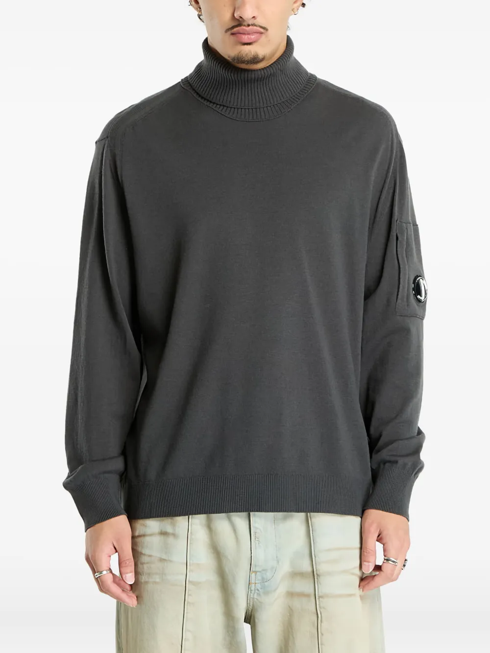 C.P. Company turtleneck sweater | Grey | Image 1