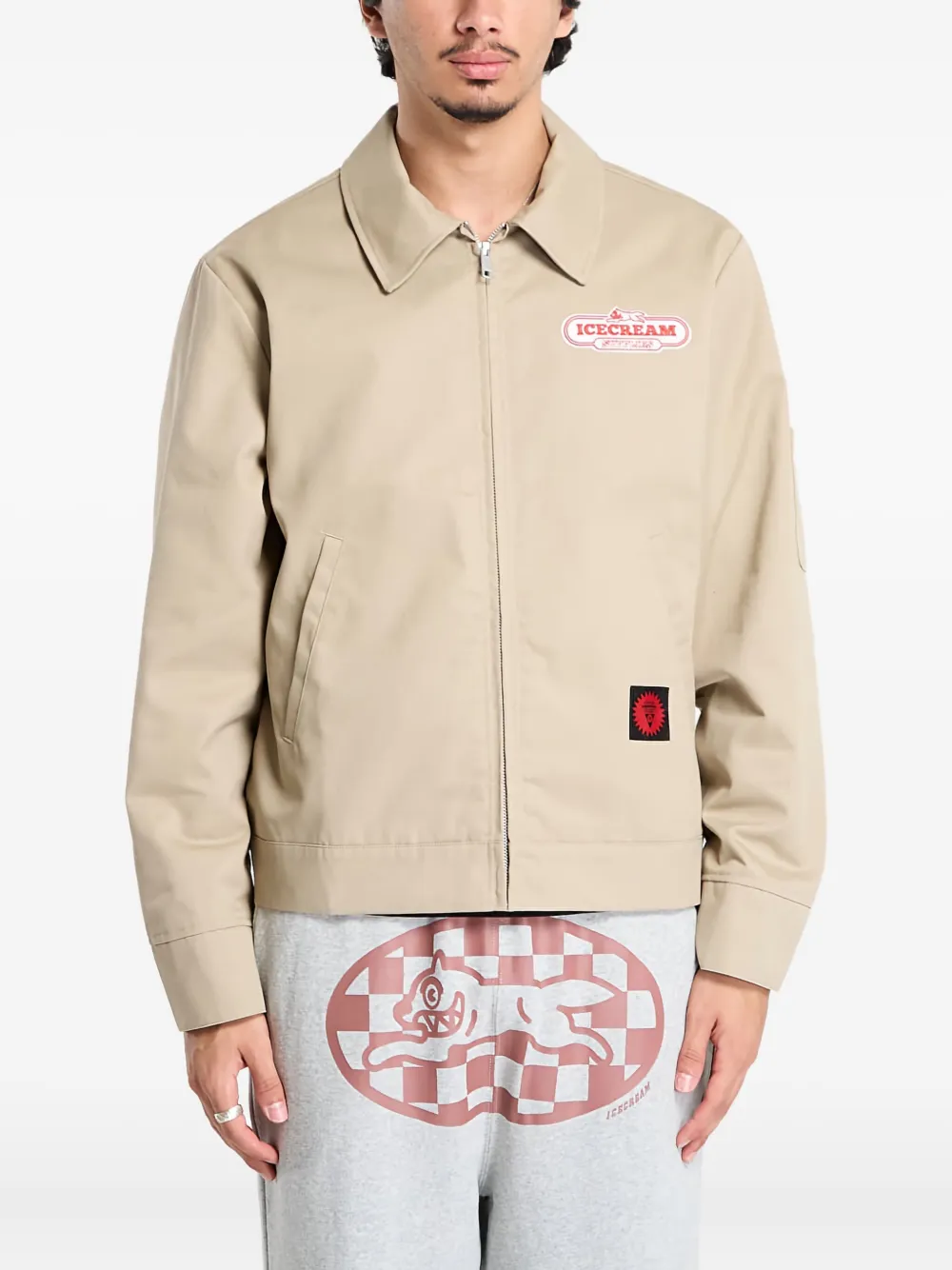 Billionaire Boys Club - Ice Cream Supplies Work Zipped Jacket In Neutral