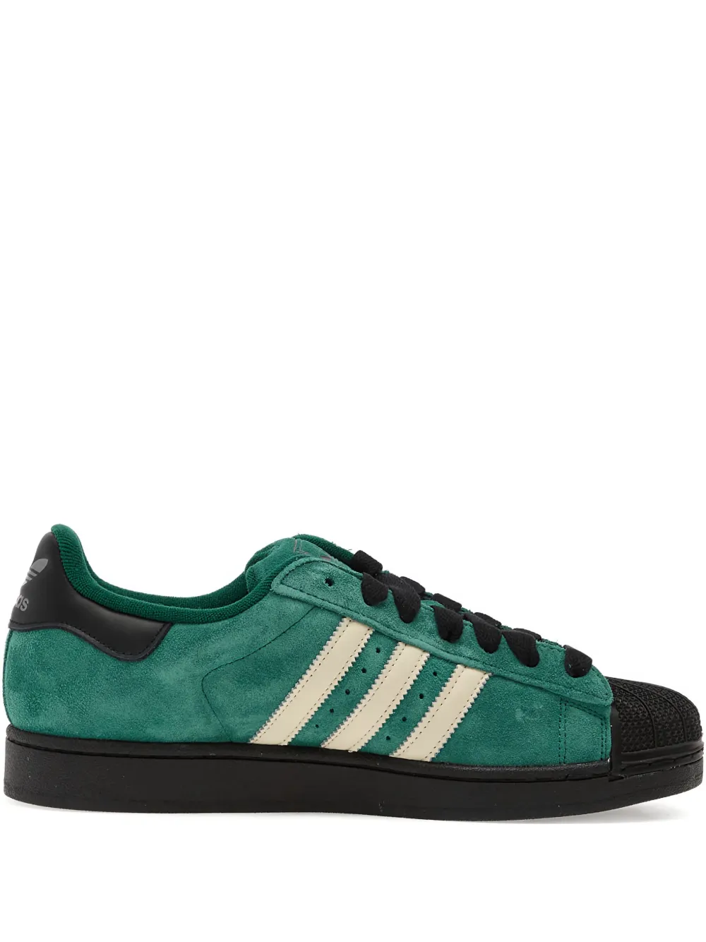 adidas Superstar II gestreepte sneakers Groen