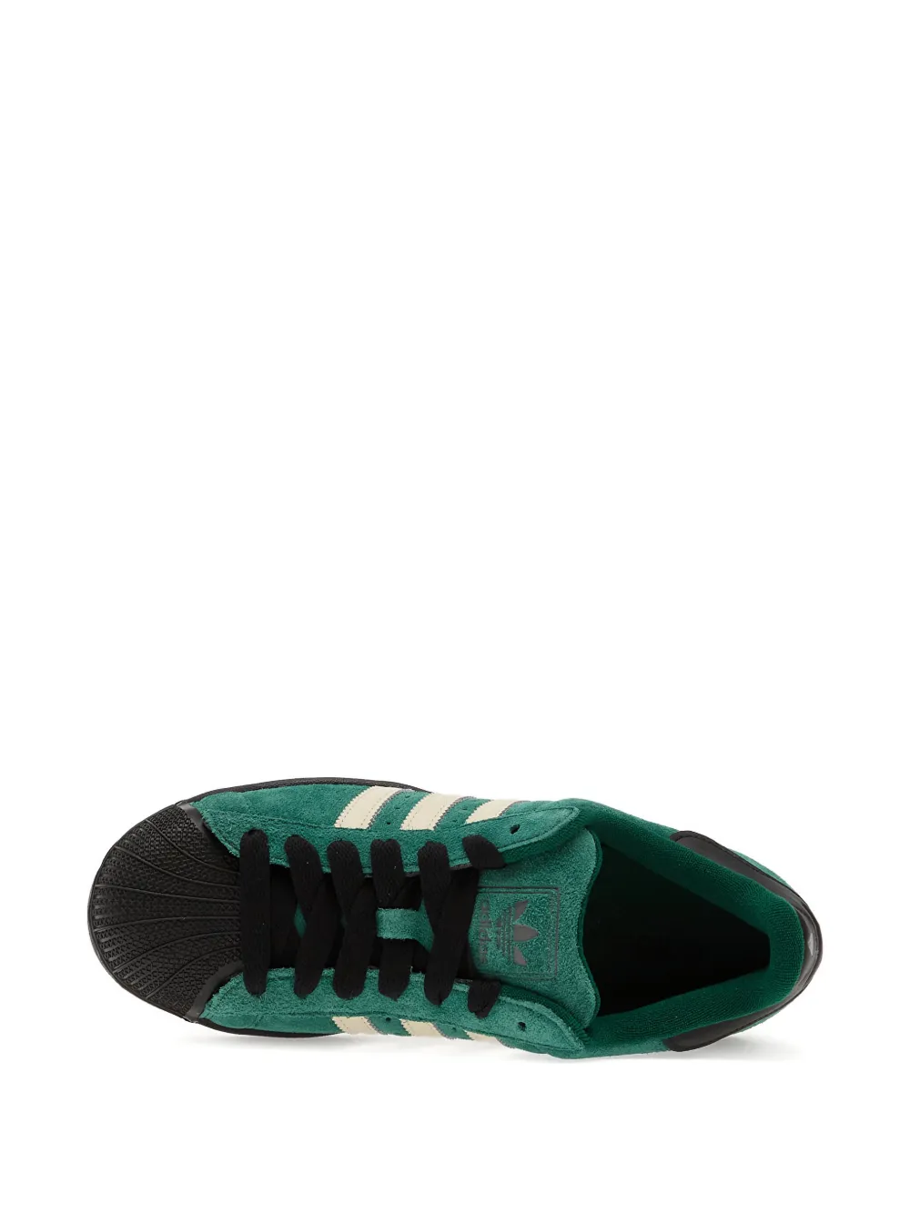 adidas Superstar II gestreepte sneakers Groen