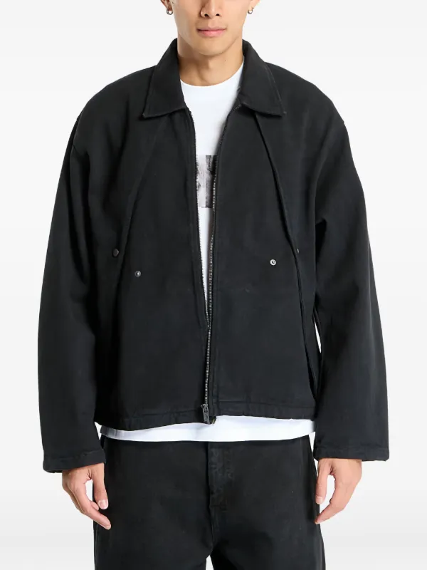 ジャケット・アウター Volume Collar Blouson agawd Aoleaky Spring Autumn Men's Jackets Solid Coats Male Casual Stand