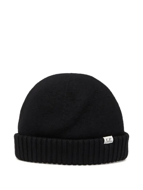 C.P. Company ribbed-knit beanie hat