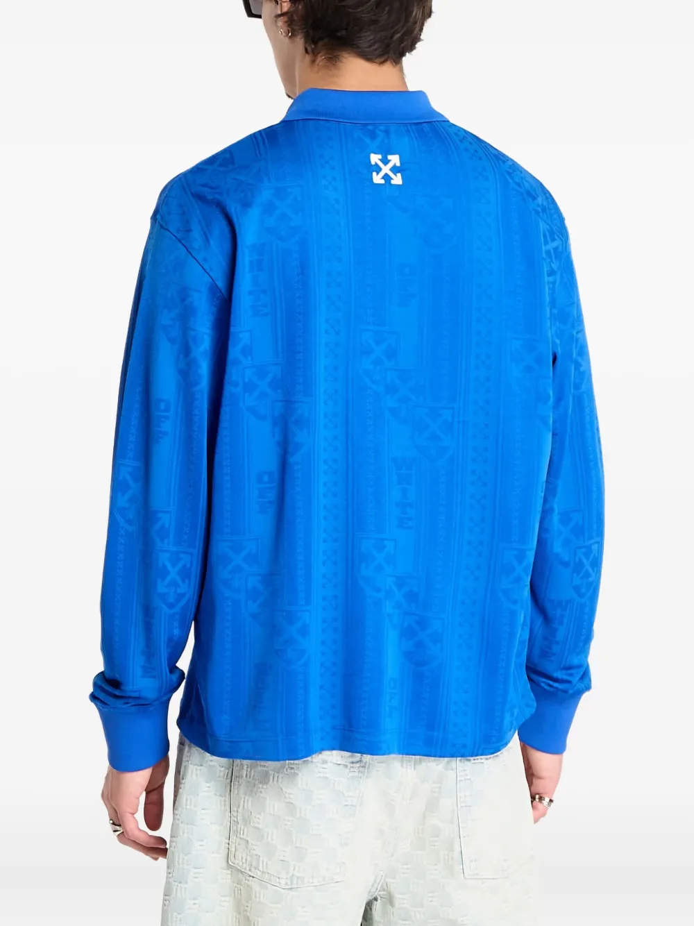 Off-White Lion Nation poloshirt Blauw